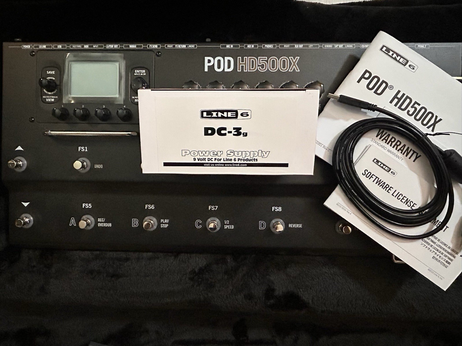Line 6 Pod HD500X Guitar Multi-Effects Processor Amp Simulator Pedal