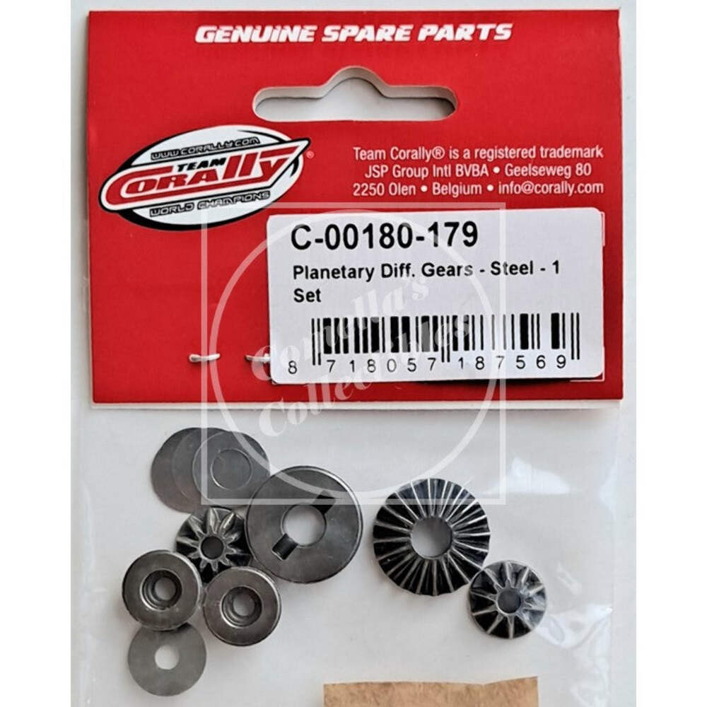 Team Corally Planetary Diff. Gears - Steel - 1 Set C-00180-179