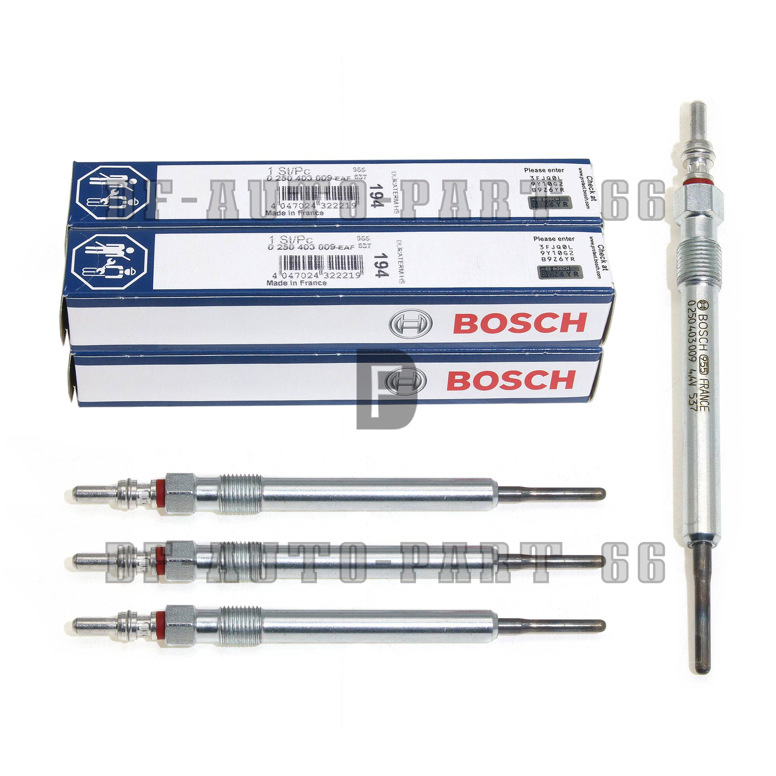 4x OEM BOSCH 059963319AB Glow Plugs for A1-A8 Q3 Q5 Q7 SEAT ŠKODA TIGUAN T6 TDI