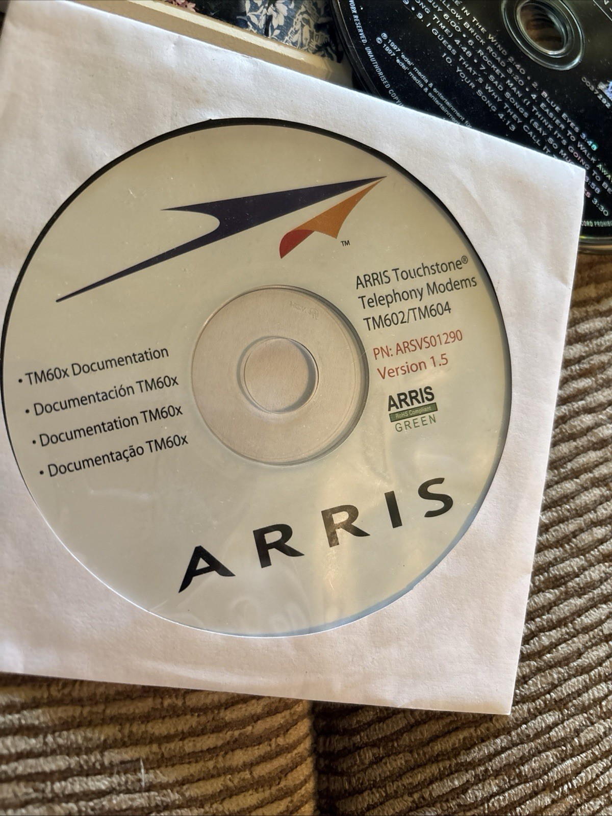 ARRIS cd 1.5 Telephony Modems TM602/TM604