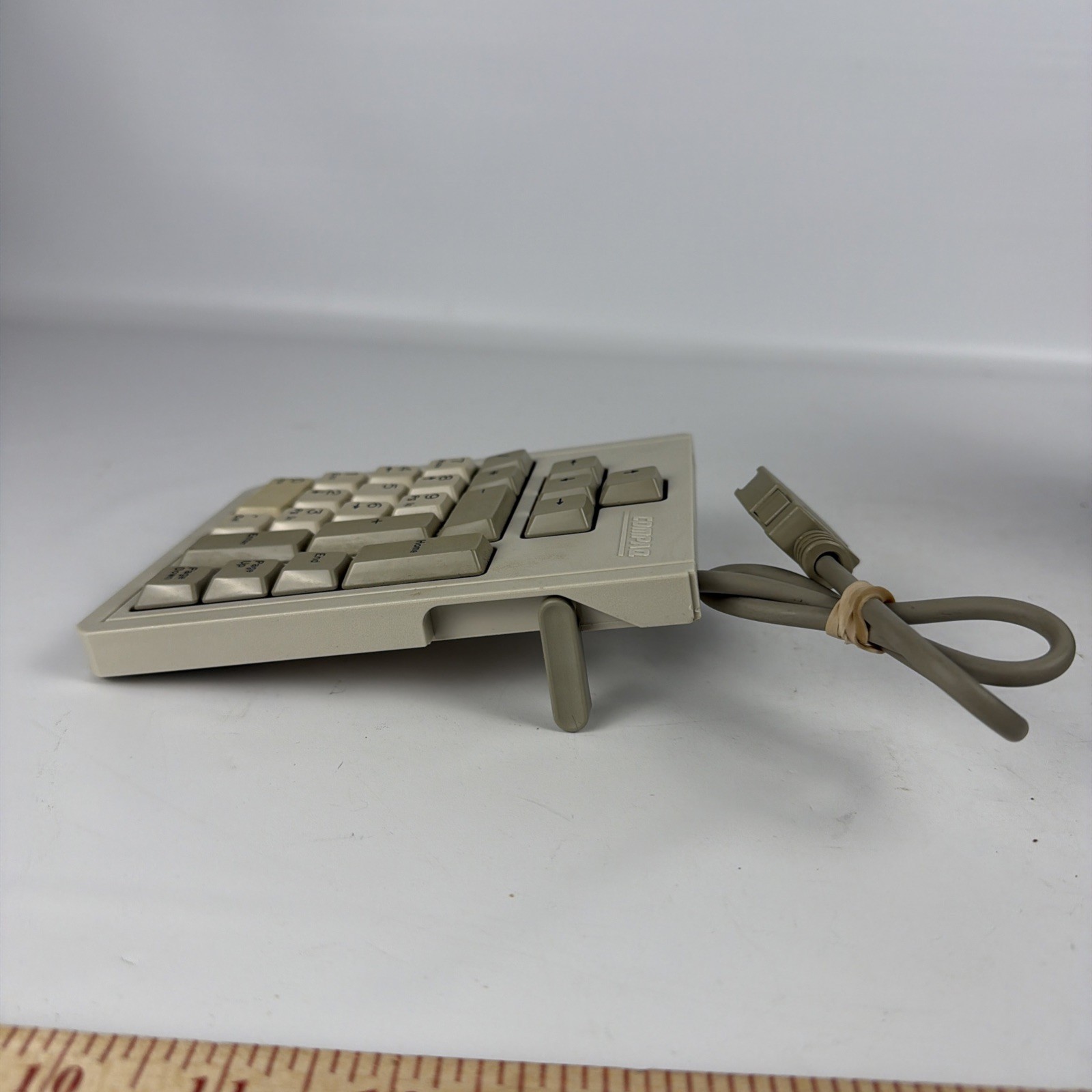Vintage Compaq 2680NP Numeric Keypad Serial DB9 External Keypad Untested Beige