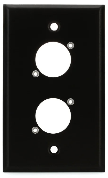 Switchcraft WP1B2P Single Gang Metal Wall Plate
