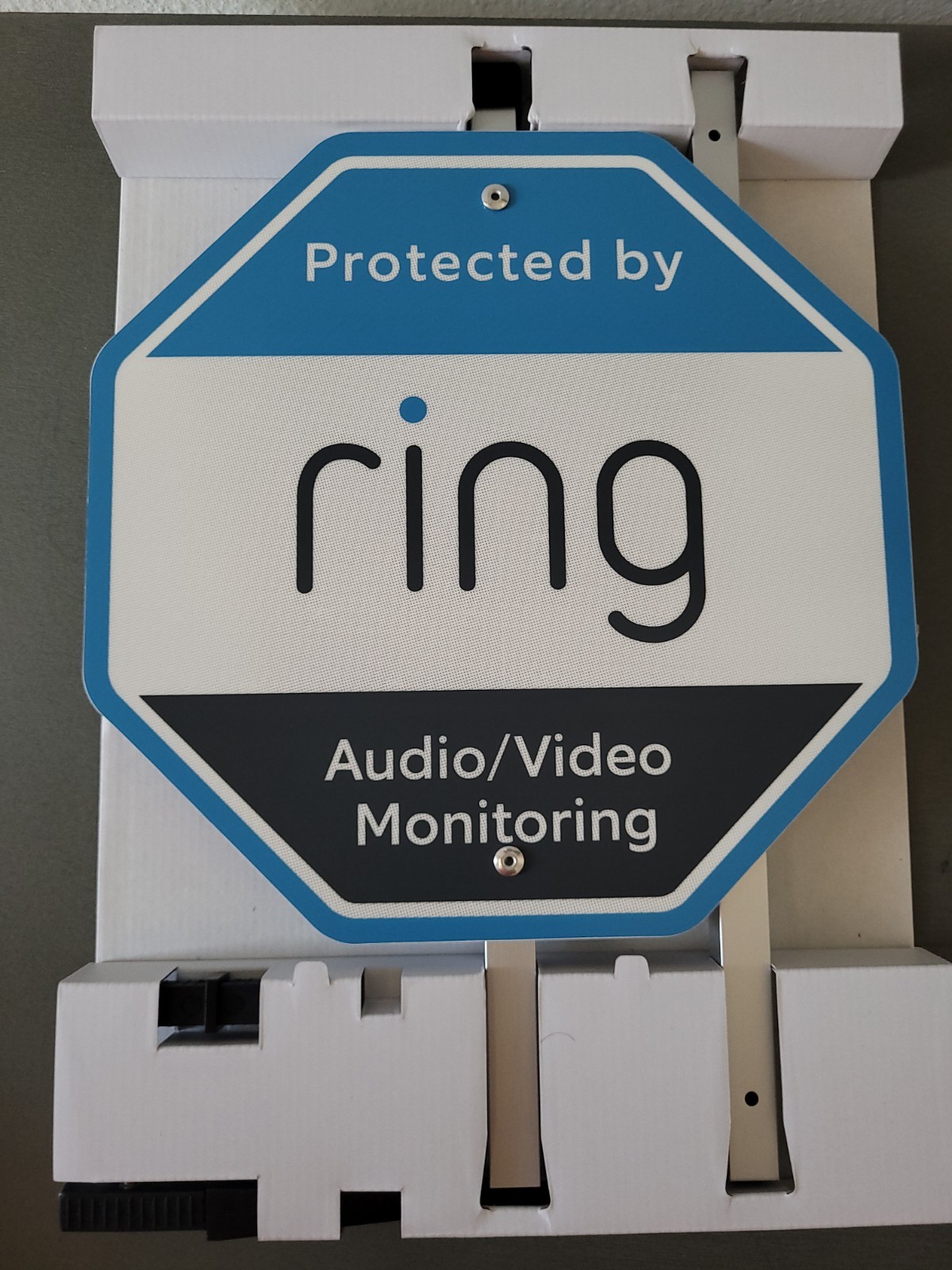 RING Reflective Metal Security Yard Sign