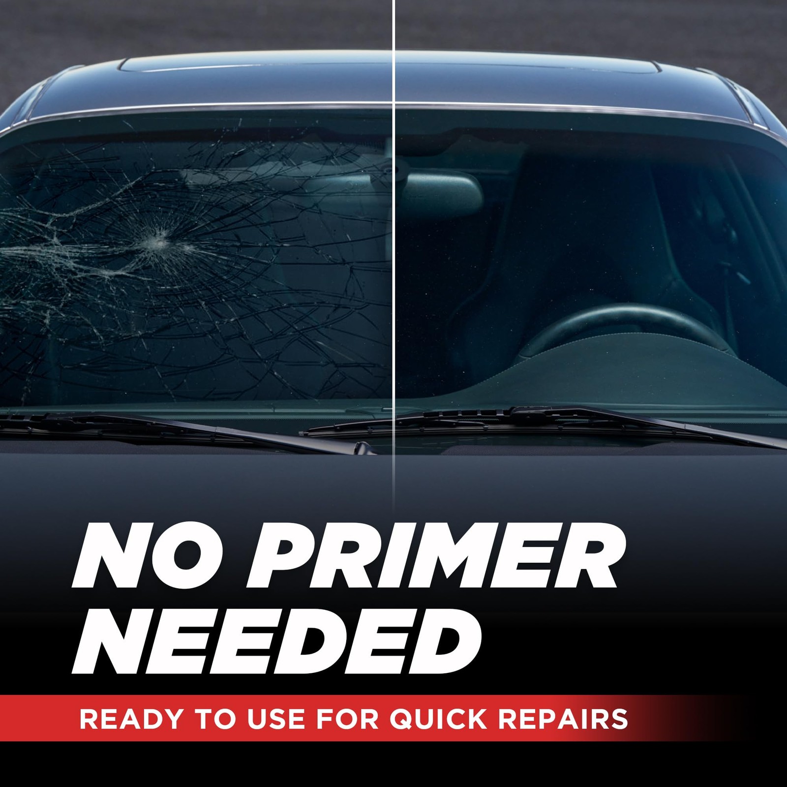 Polyurethane Windshield Adhesive - Quick Curing & Weather Resistant Black