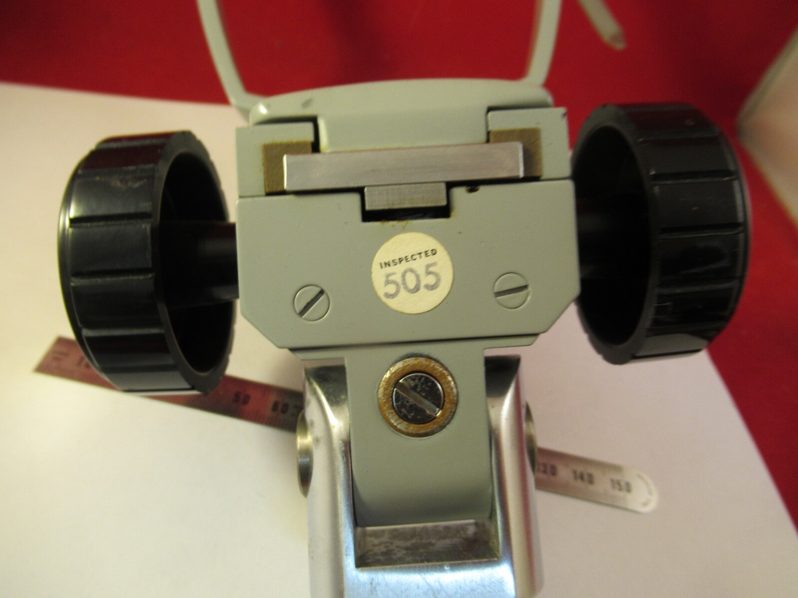 bausch OPTICS STEREO HOLDER SUPPORT MICROSCOPE PART AS PICTURED &8-A-04