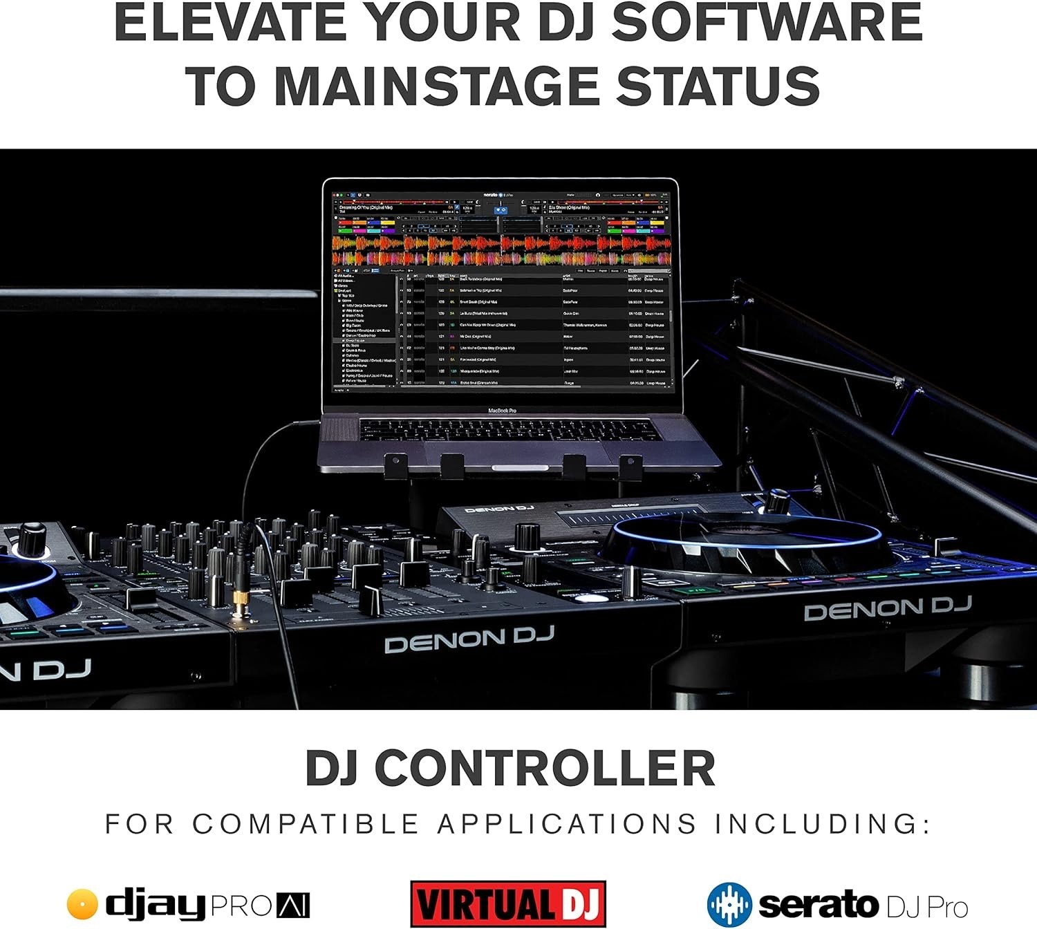 Denon DJ LC6000 – USB DJ Controller For Engine OS Media Player Sublayer Control