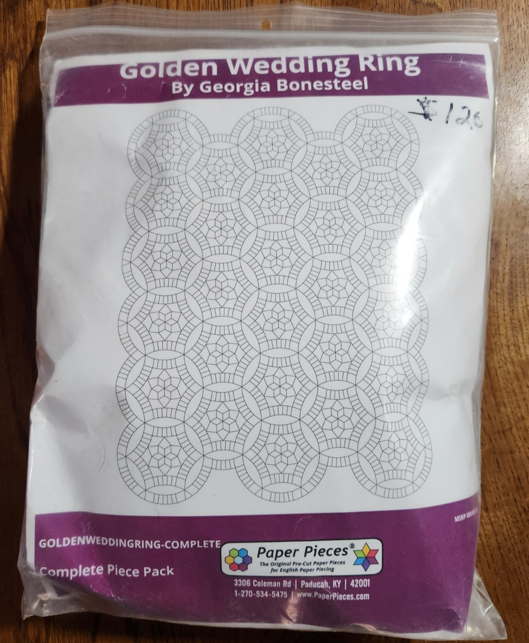 Paper Pieces Complete Piece Pack - Golden Wedding Ring by Georgia Bonesteel -NEW
