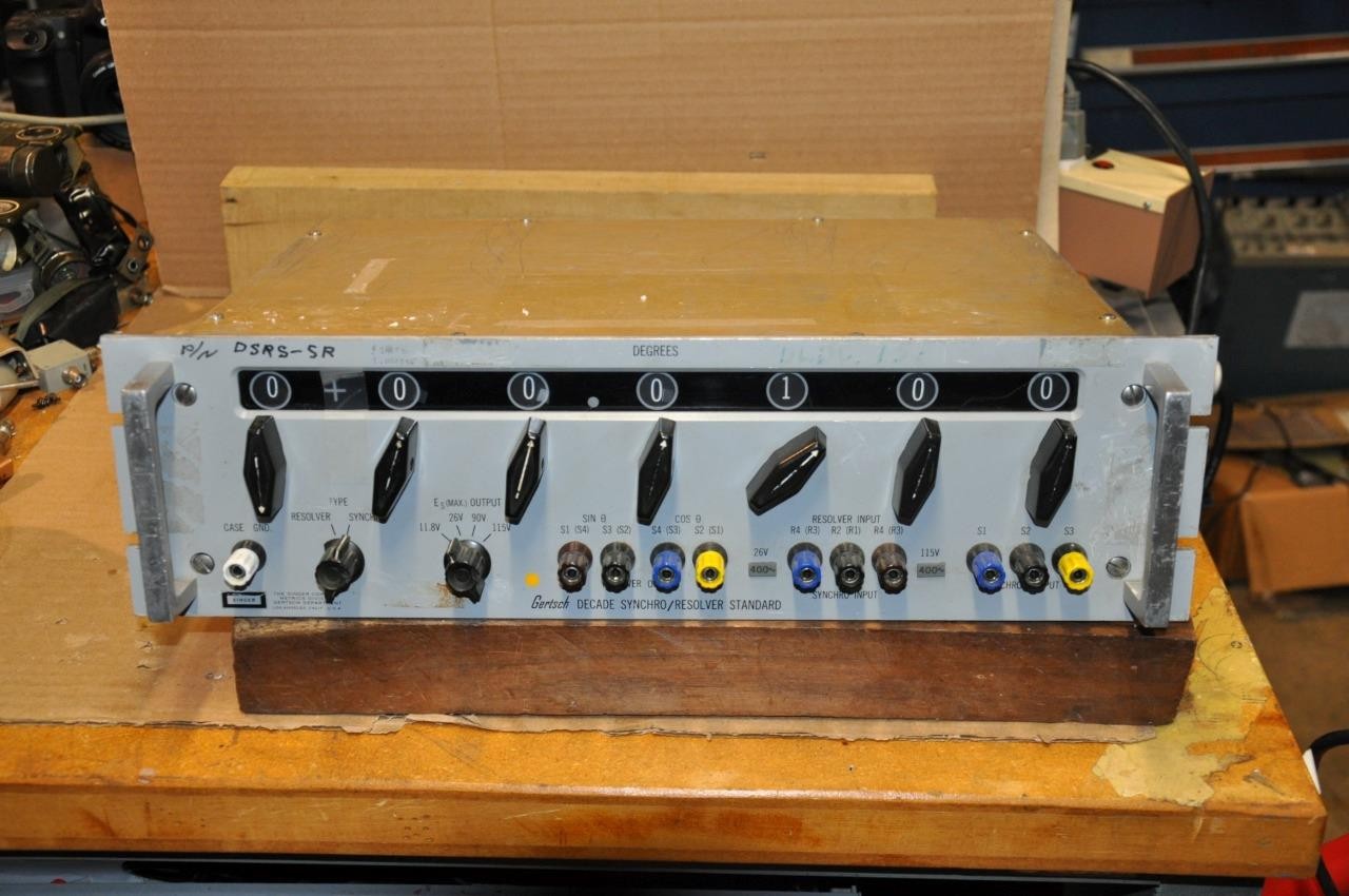 SINGER GERTSCH DSRS-5R Decade Synchro Resolver Standard 400Hz