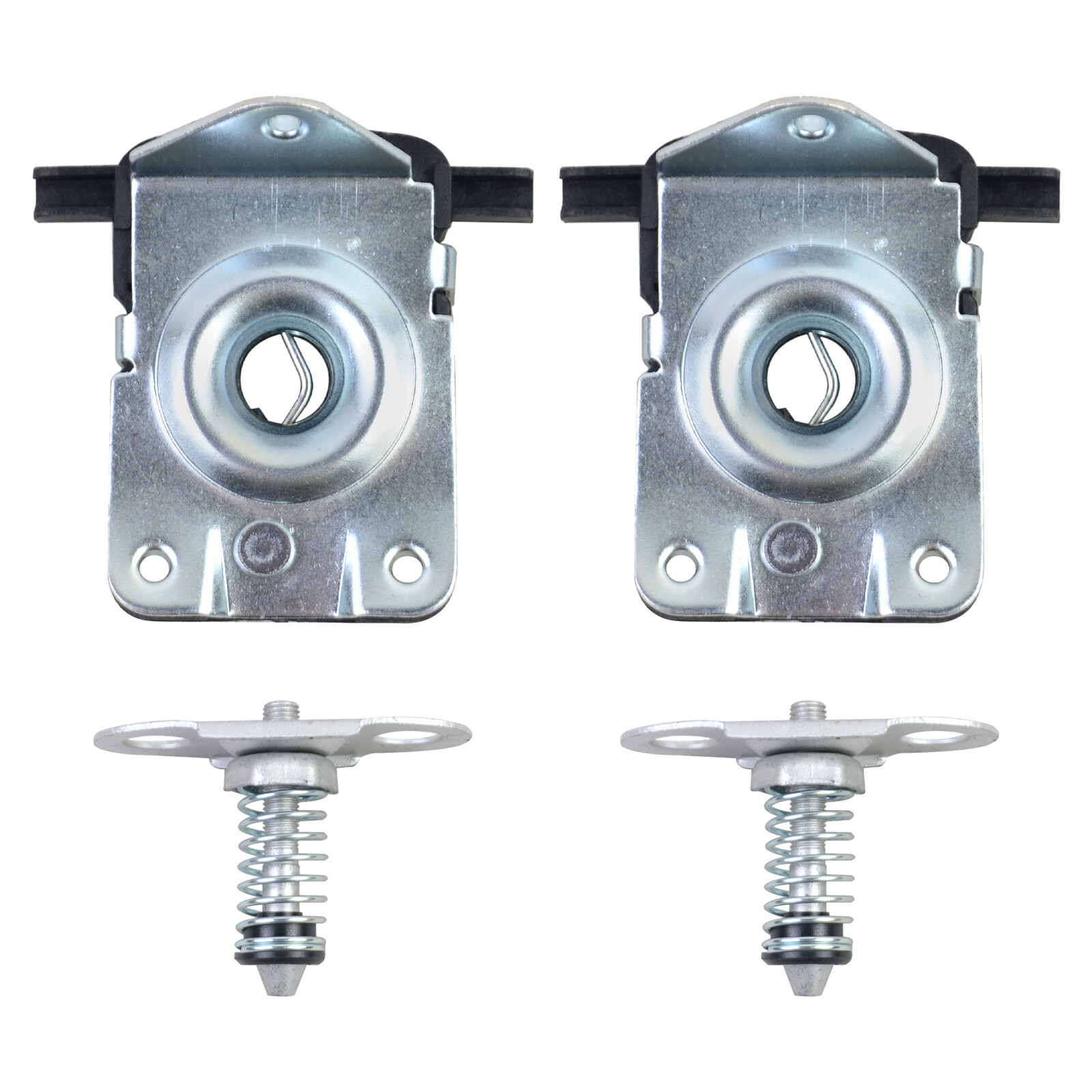 4* Catch Latch Hood Lock Lower&Upper Left&Right for 1999-06 BMW E46 E39 E52 E53