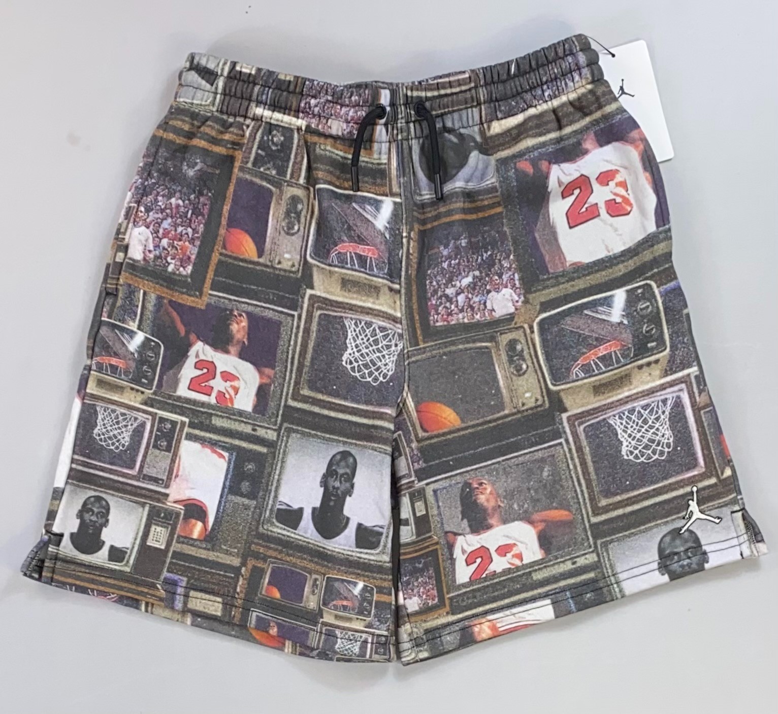 Boy's Youth Nike Air Jordan Brooklyn AOP Printed Fleece Shorts 95F090