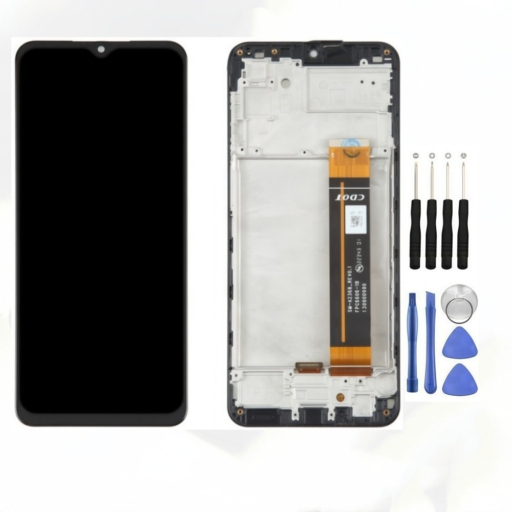 For Samsung Galaxy A23 5G SM-A236U LCD Touch Screen Digitizer Replacement Frame