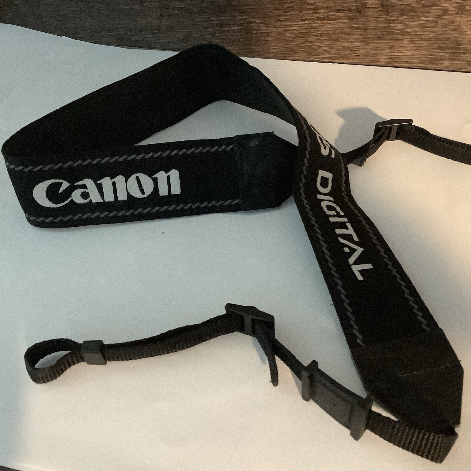 CANON DIGITAL EOS CAMERA NECK STRAP , 1.5" Wide, All Black