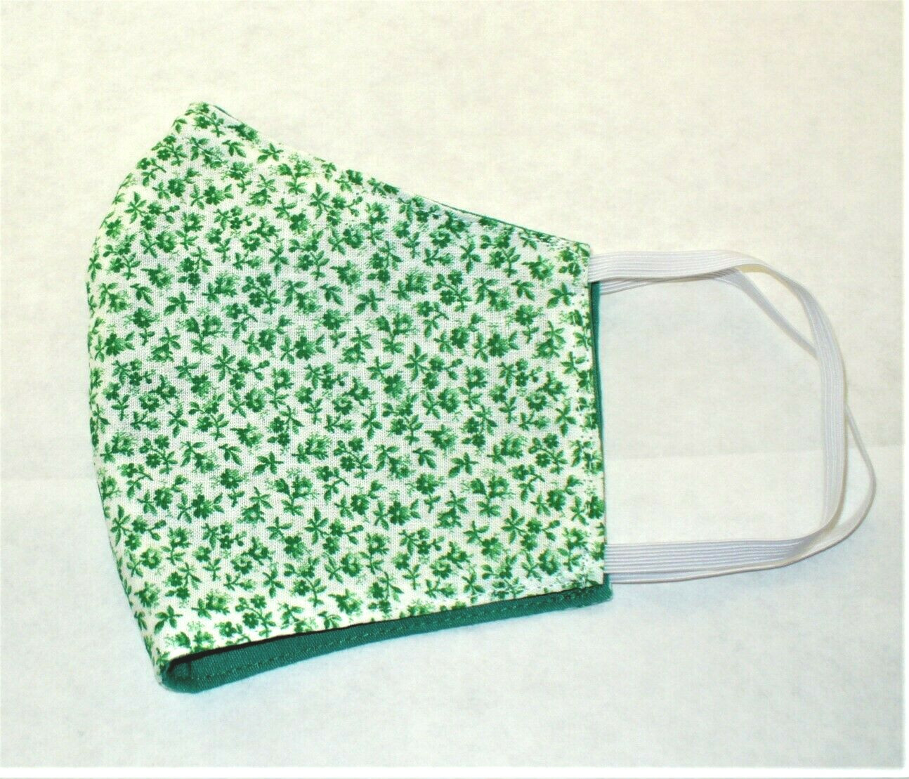 Face Mask Wire Adult Cloth Green