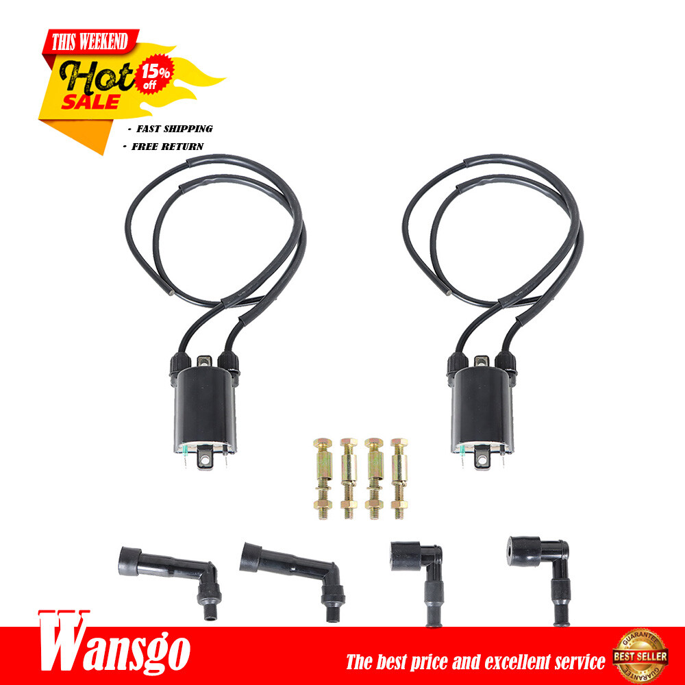 For Kawasaki Vulcan 1500 1997-2008 Classic Complete Ignition Coil Wire Cap Kit