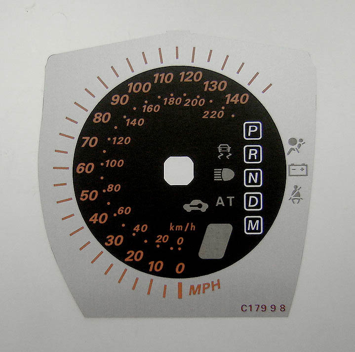 Lockwood Mazda 3 Automatic BLACK Dial Conversion Kit C179