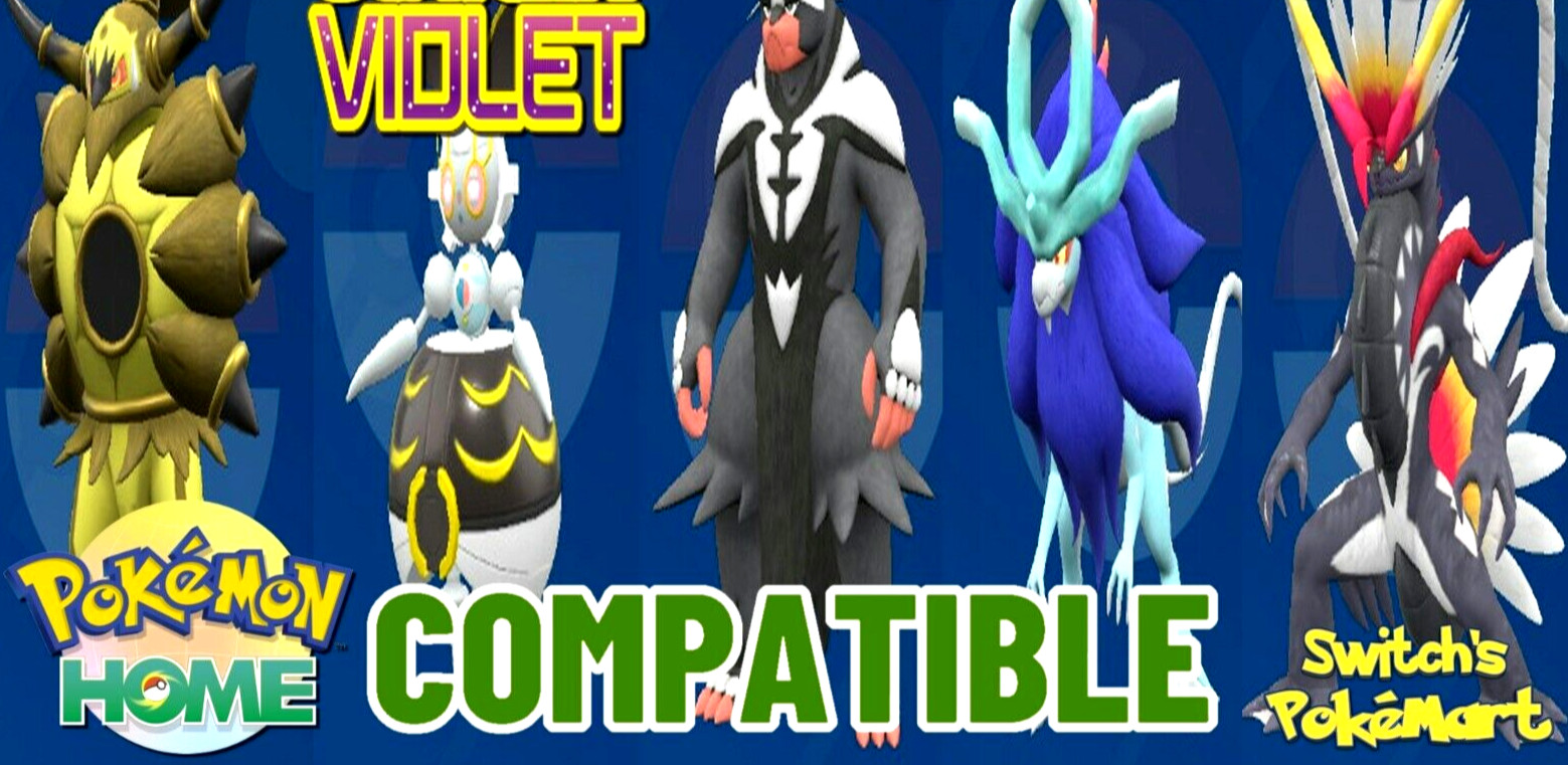 Shiny Locked Pokémon Unreleased Legendary Mythical Shiny Indigo Disk Teal Mask