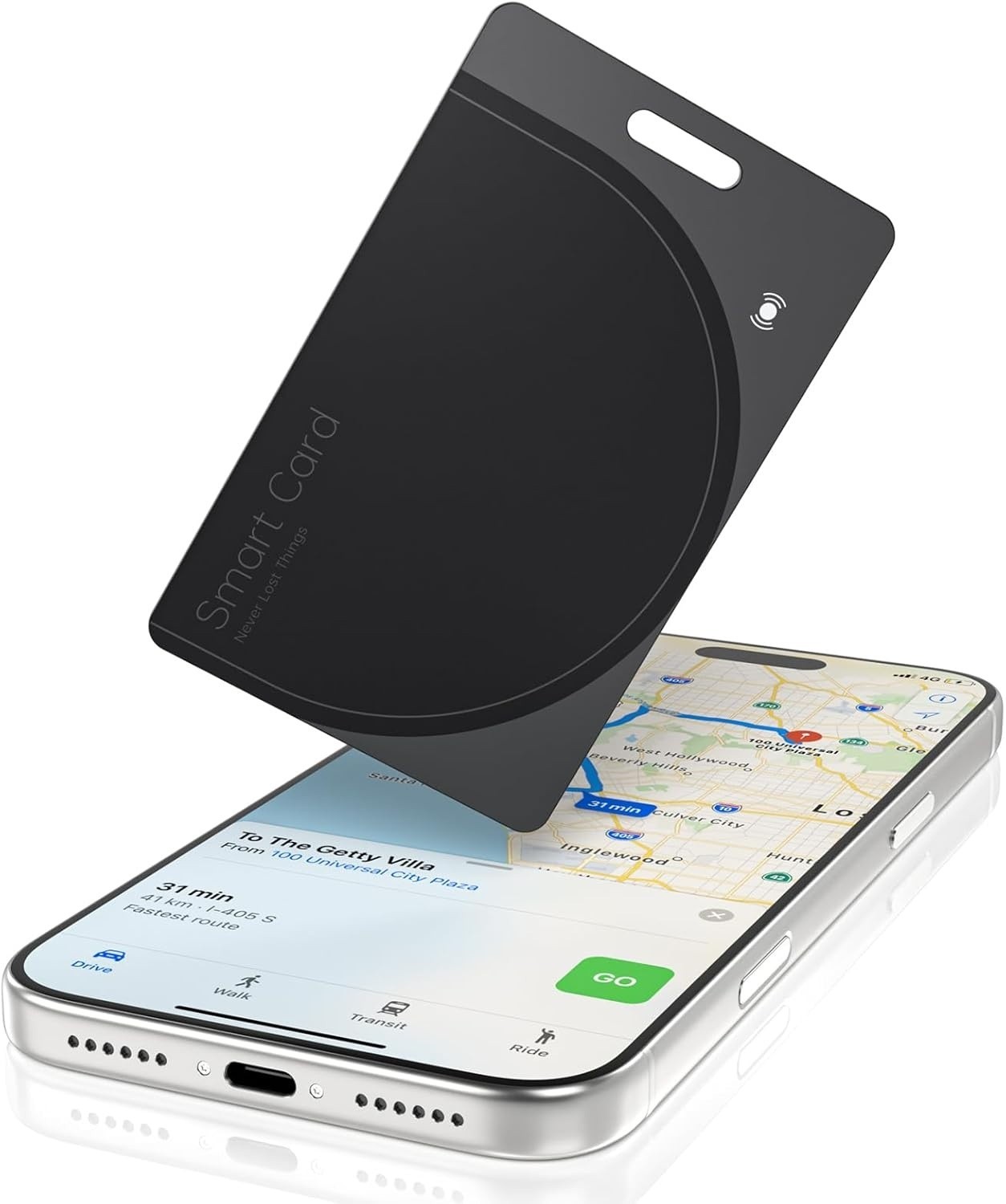 Wallet Tracker Card Bluetooth Finder Compatible with Apple Find My Waterproof