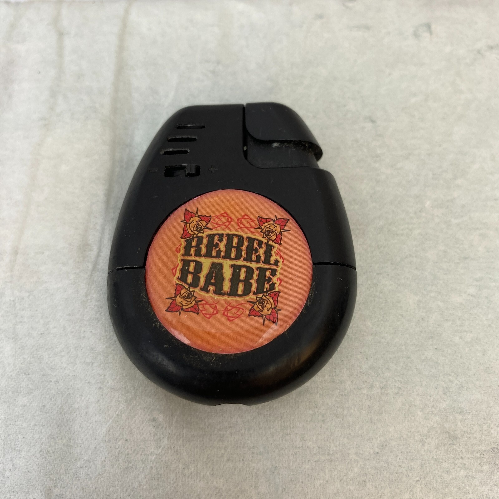 Refillable Lighter With "Rebel Babe"