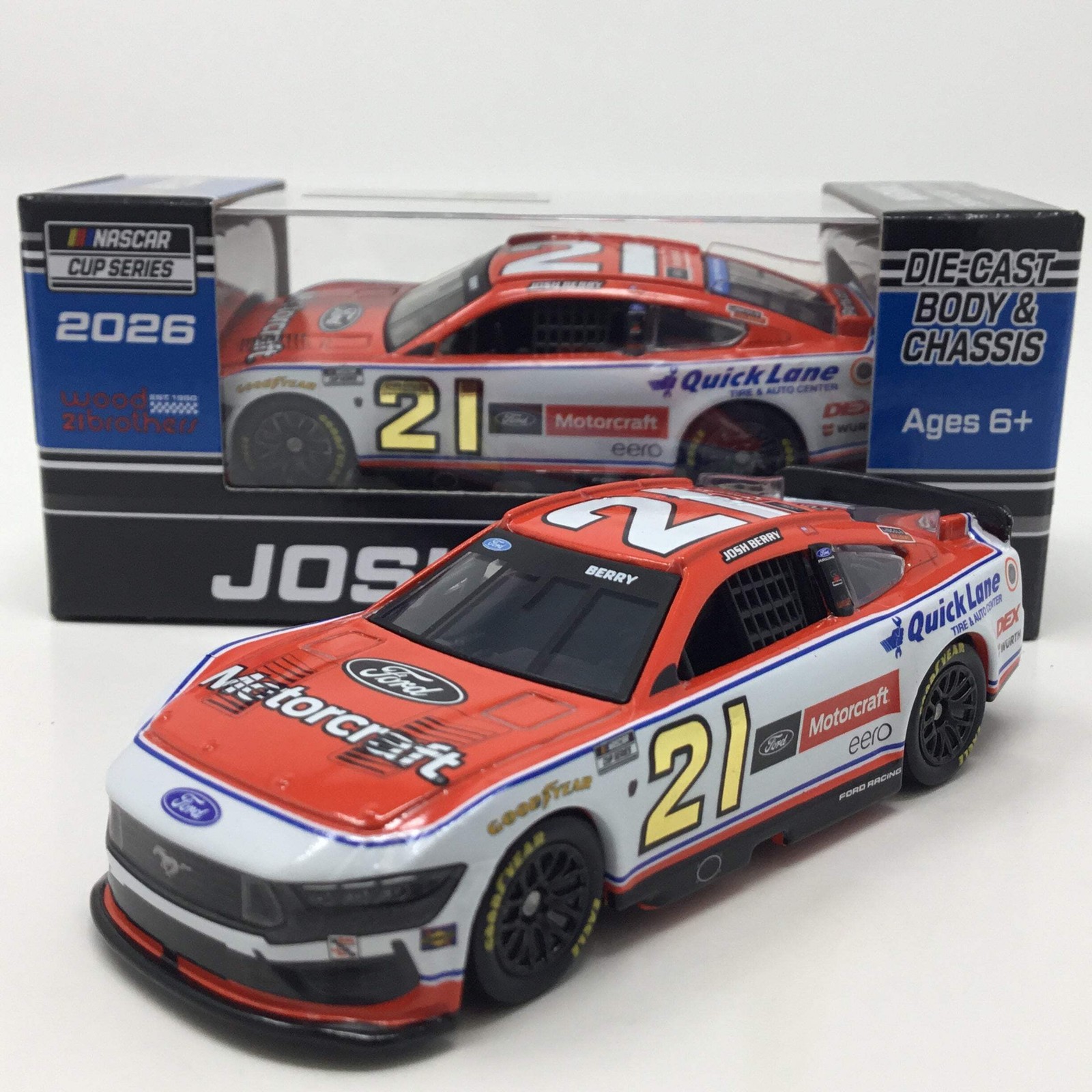 Josh Berry 2026 Motorcraft Foil Number 1:64 Diecast