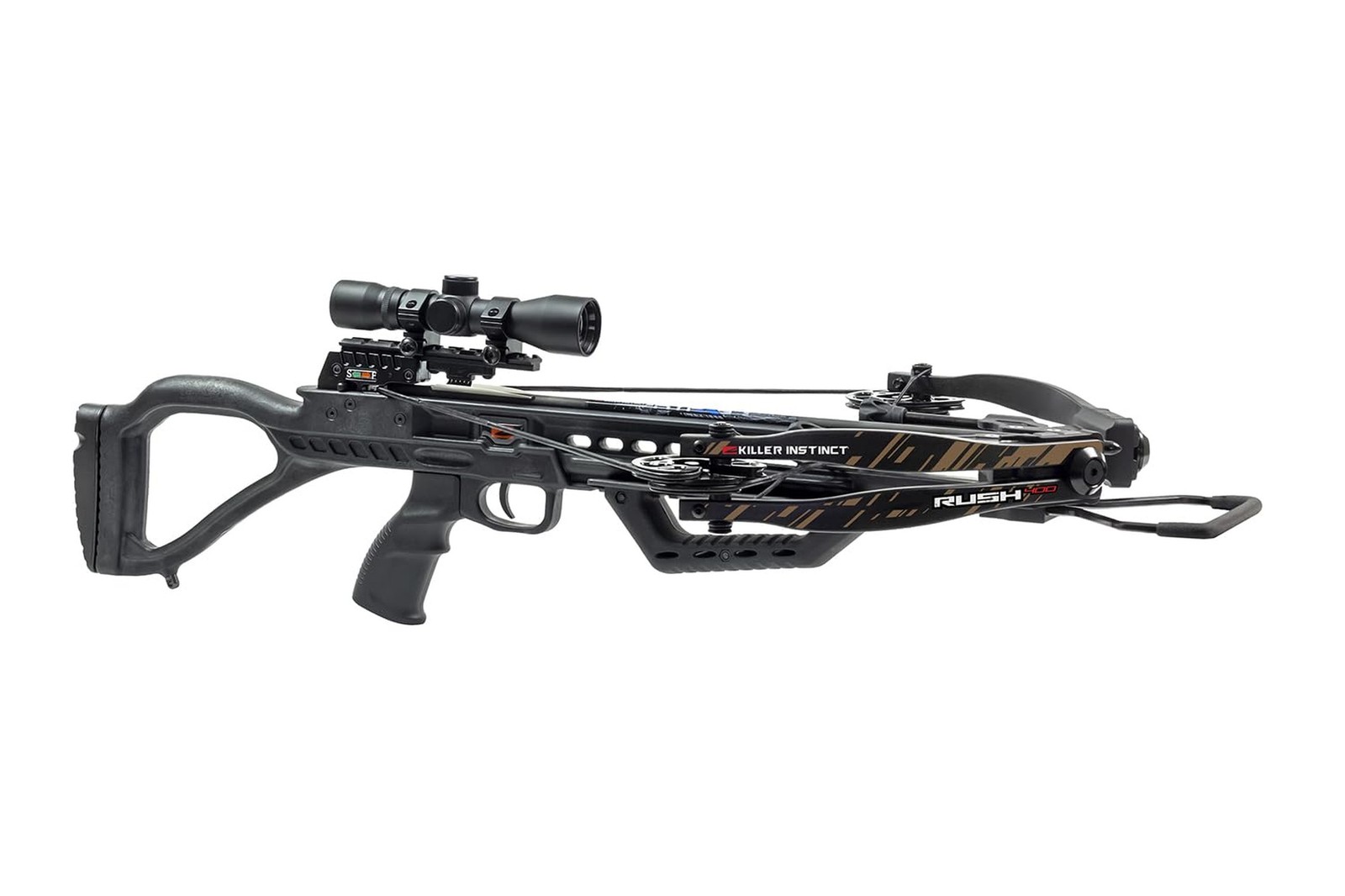 Killer Instinct Rush 400 Crossbow PRO Package with Crank Cocker. 400 FPS Read...