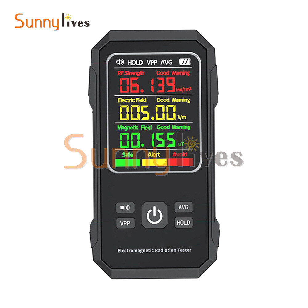Digital EMF Meter Electromagnetic Field Radiation Detector LCD Geiger Counter