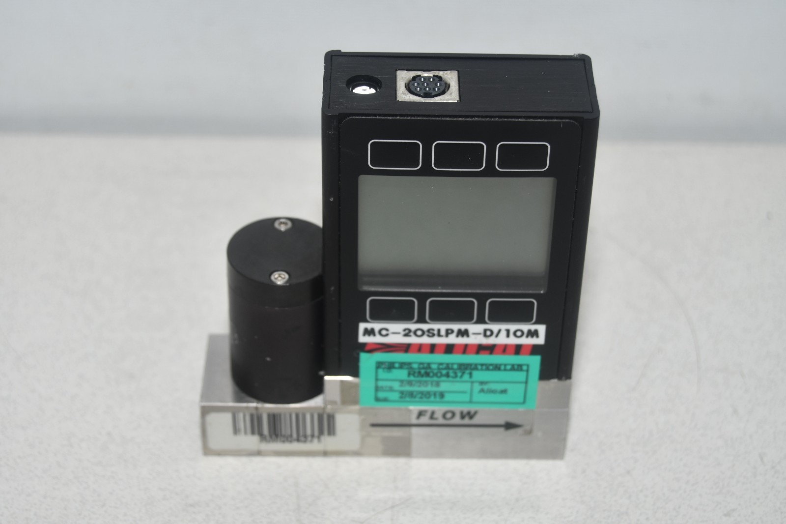 ^ Alicat MC-20SLPM-D/10M RIN 10IN CLP Gas: Air Flow Controller #X8384