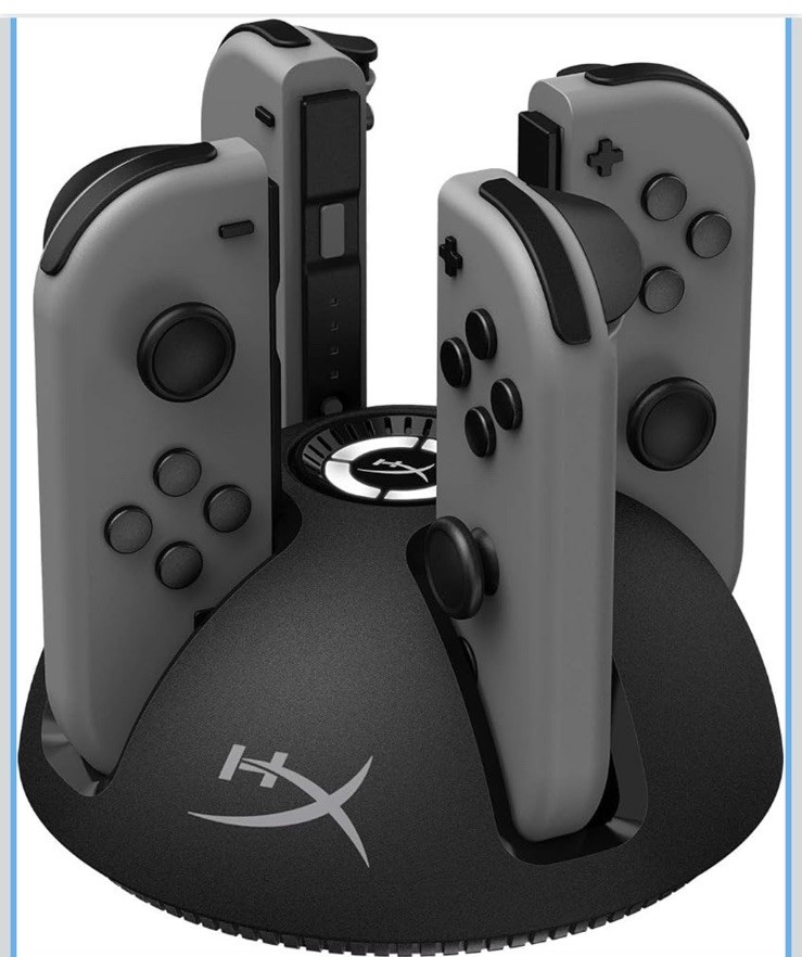 HyperX Chargeplay Quad - 4-in-1 Joy-Con Charging Station for Nintendo Switch NIB