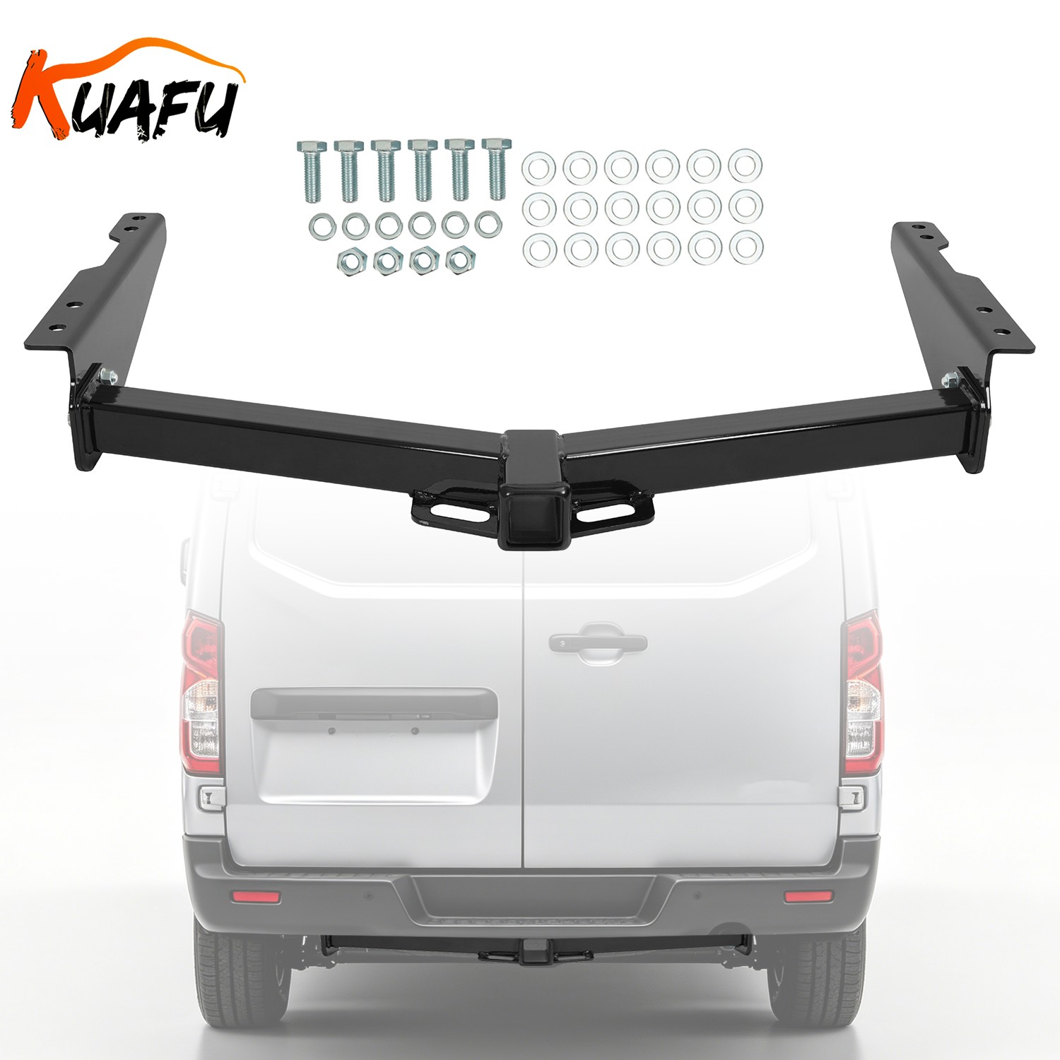 Class IV Trailer Tow 2" Receiver Hitch Black For Nissan NV1500/2500/3500 2012-21