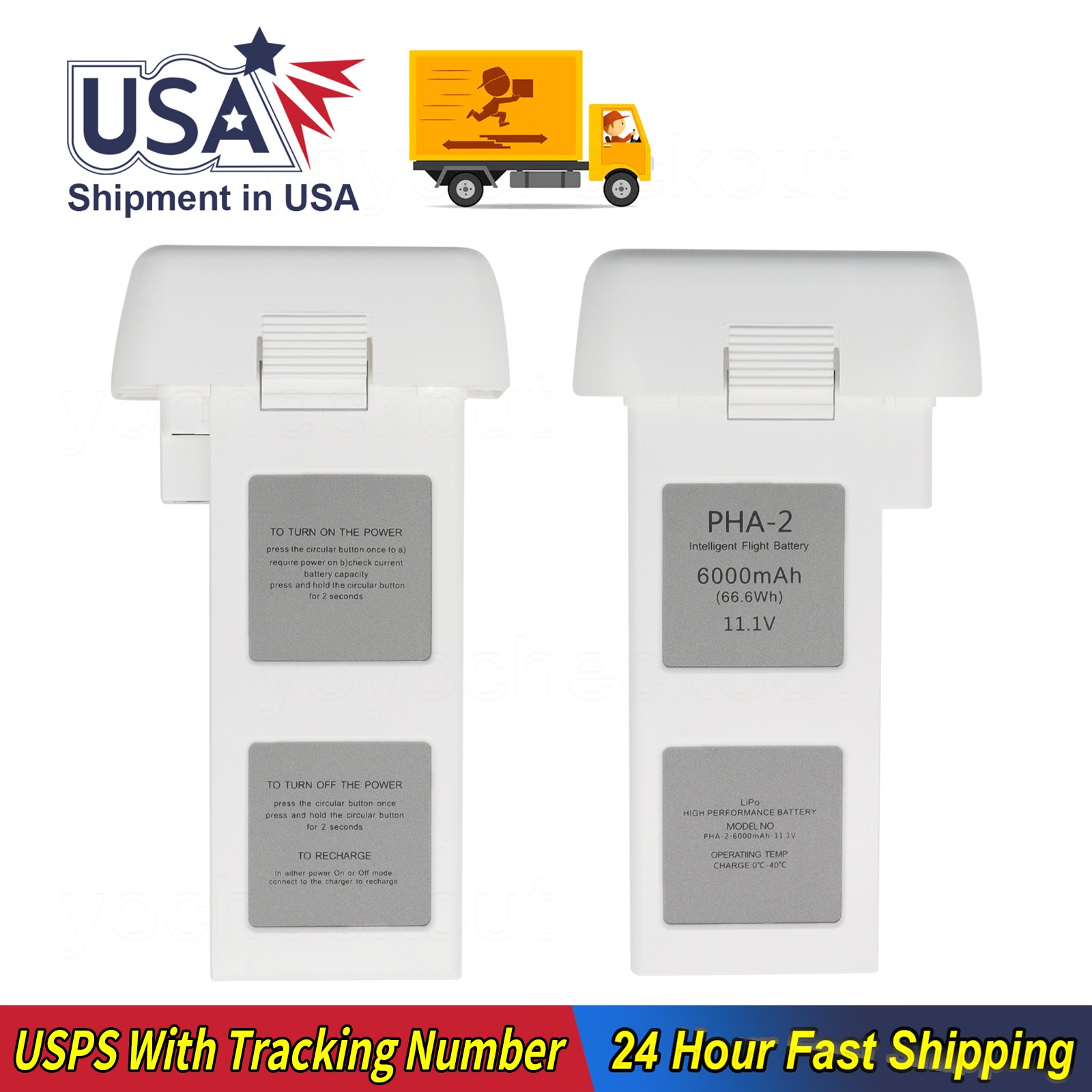PHA-2 Battery For DJI Phantom 2 Series RC Drone DJI Phantom 2, Phantom 2 Vision