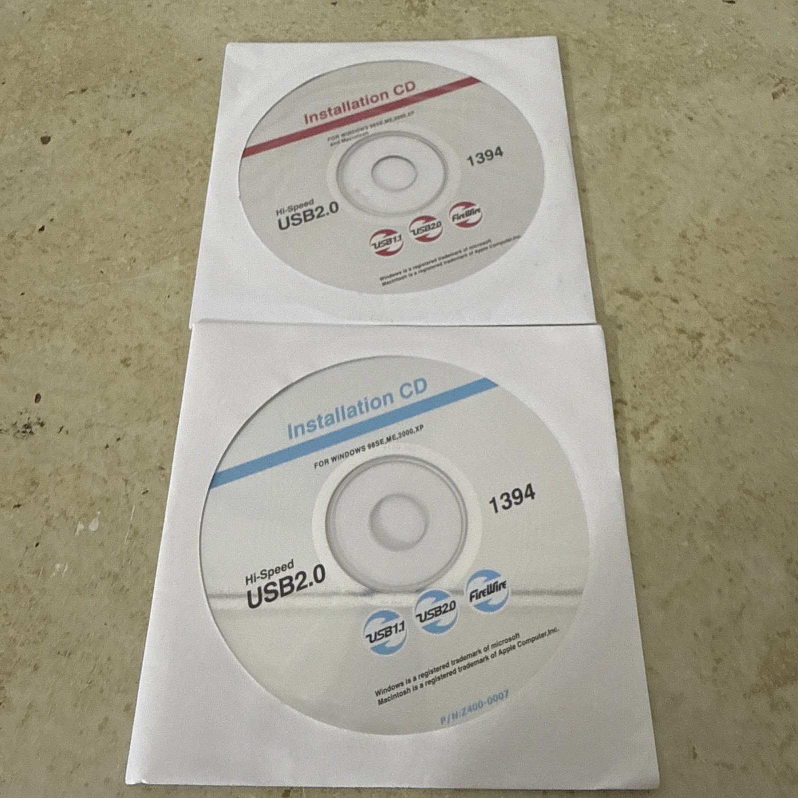 Installation Cd 1394 USB 2.0