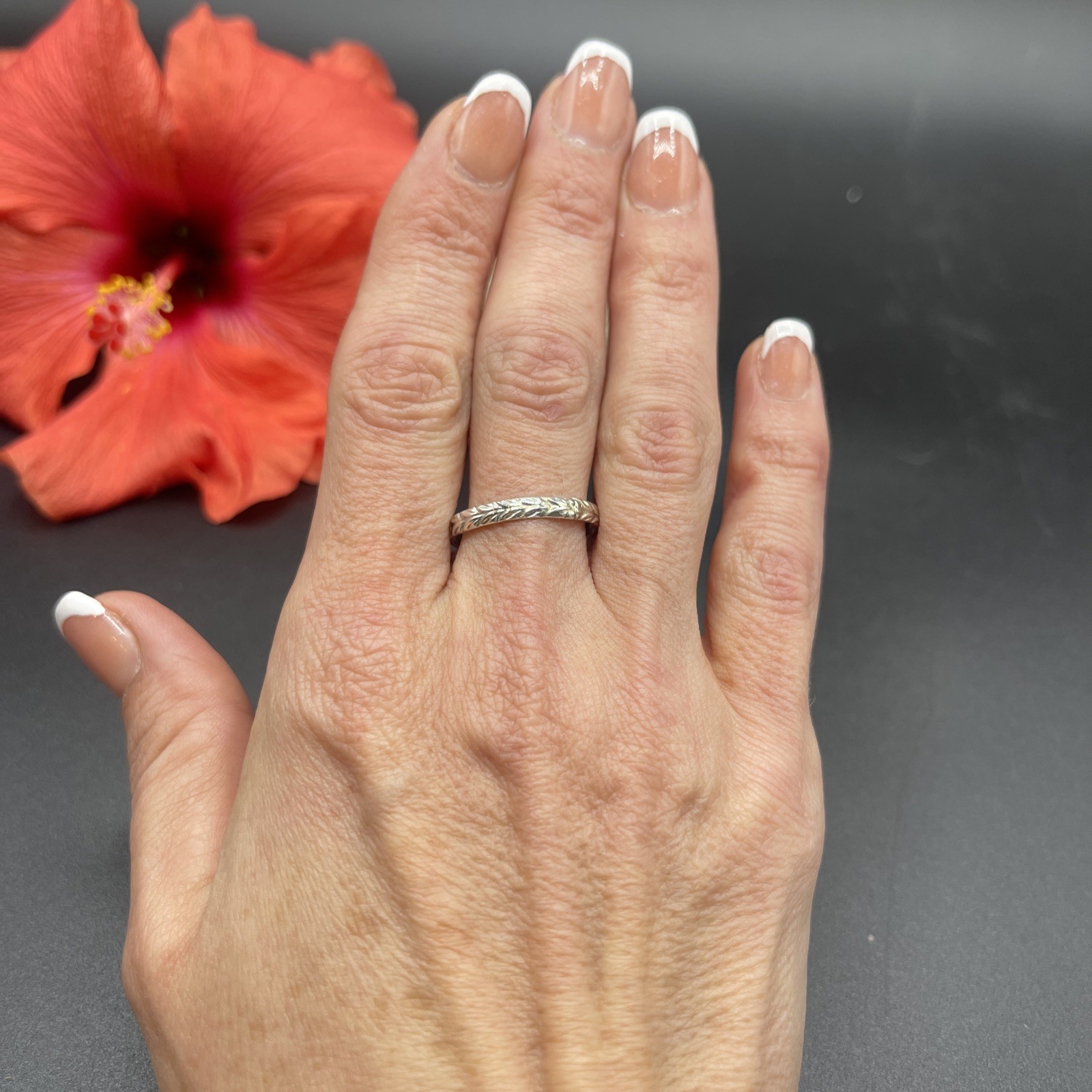 Stunning Unique Handmade 925 Sterling Silver Stackable Band Ring #B104