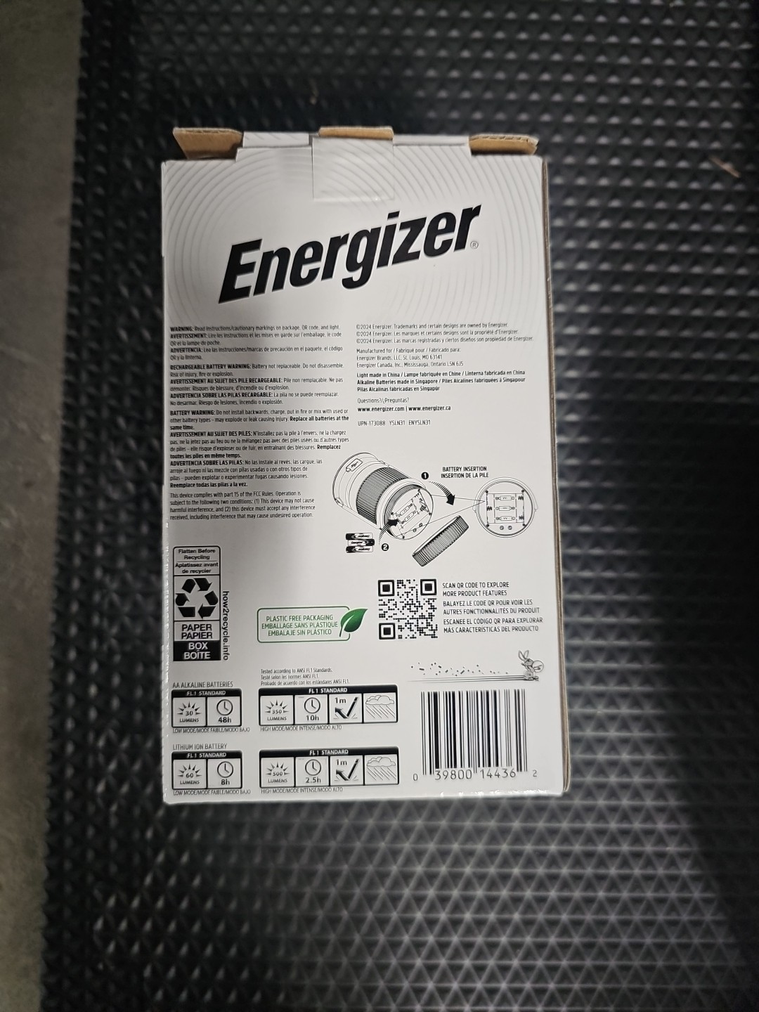 Energizer 500 Lumen Hybrid Solar Lantern