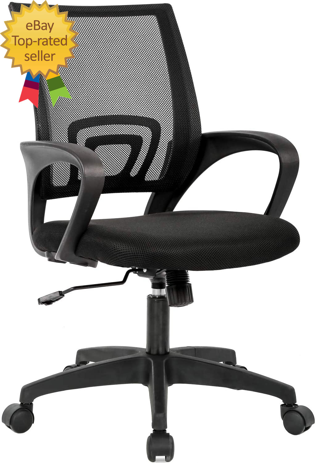 Ergonomic Office Chair  Mid Back Swivel Desk Chair