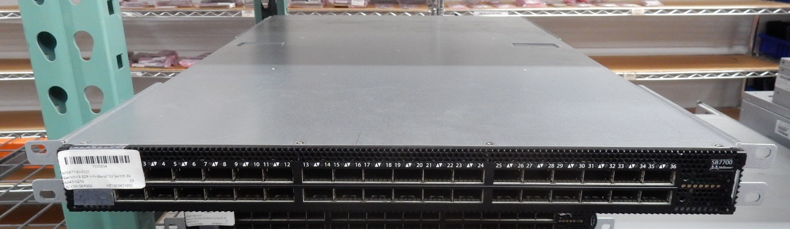 MELLANOX MSB7700-ES2F Switch-IB EDR InfiniBand 1U Switch 36 - Unit Only