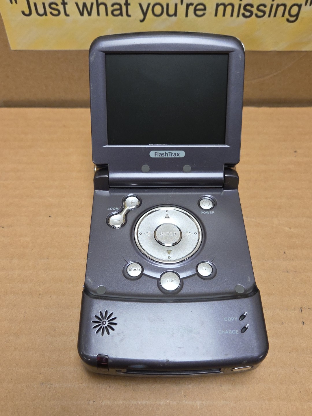 FlashTrax FTX30 Digital Multimedia Player SmartDisk Media UNTESTED PARTS ONLY