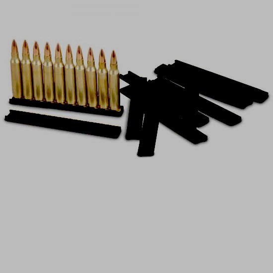 10-Thermold Stripper Clips Holds 10 Rds. For .223/5.56 Works With STRIPlula Also