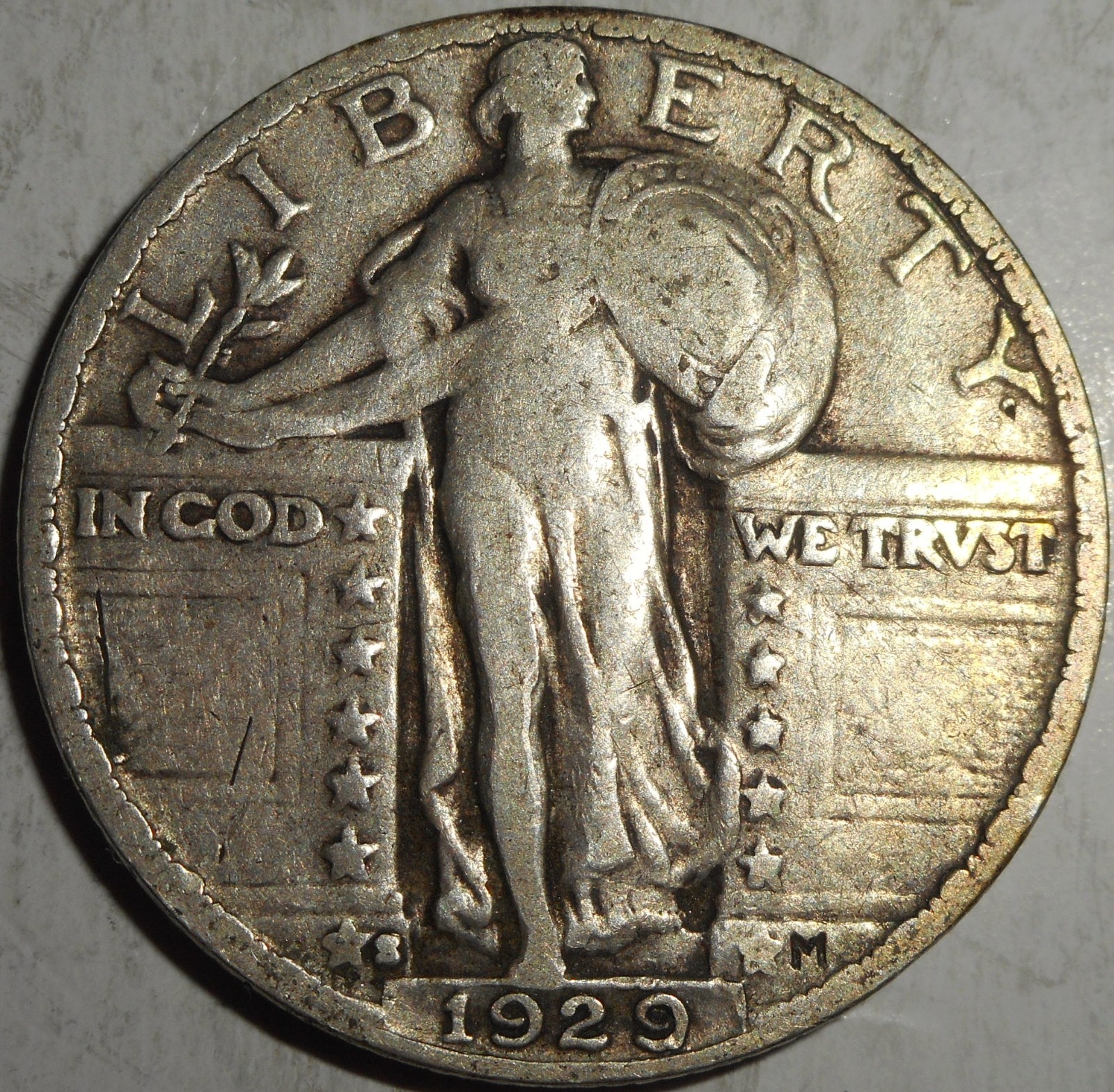 1929-S Standing Liberty Quarter, A Very Fine Coin, Estate Sale, SHIPS FREE