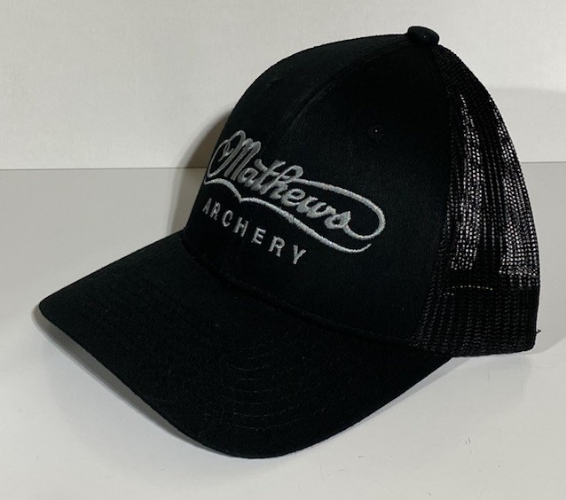 Mathews Archery Trucker Hat Black - Bowhunting Deer Elk Hunting NEW!