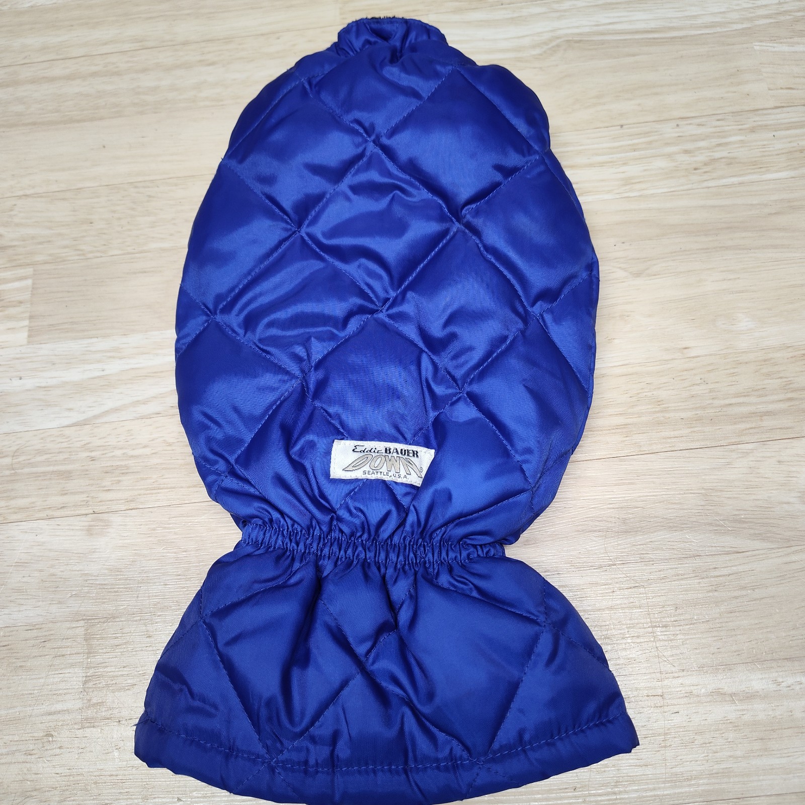 Eddie Bauer Goose Down Ice Snow Scraper Mitt Blue Glove Cover only