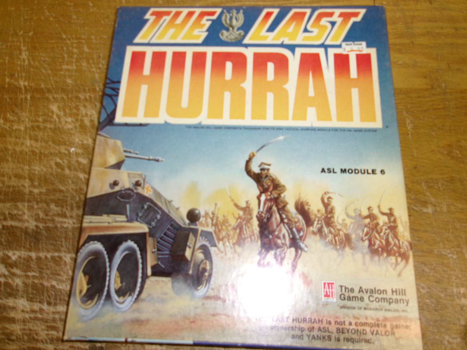 The Last Hurrah - ASL/AH/SPI - 20+ Counters Punched
