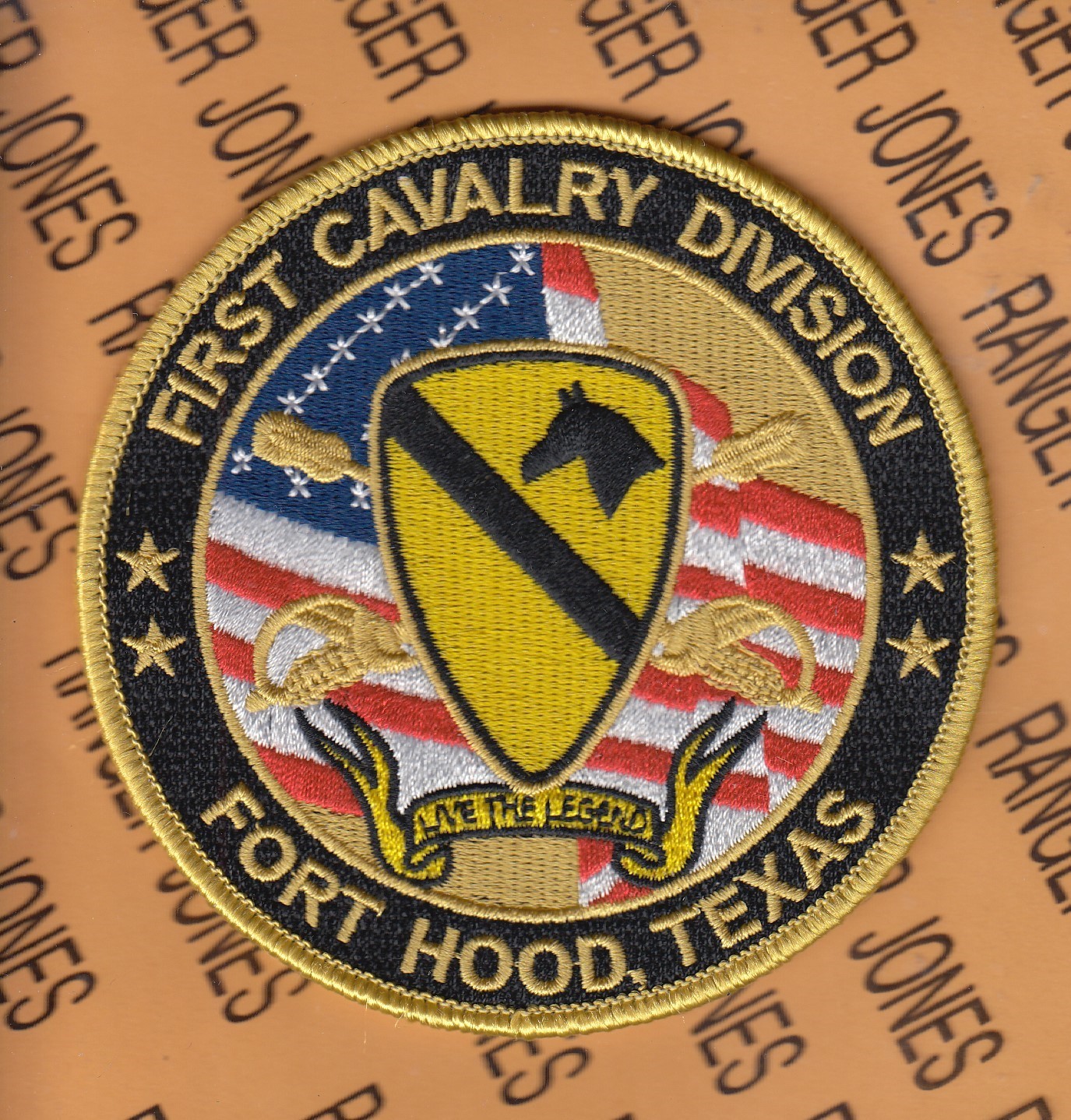 US Army 1st Cavalry Division Fort Hood Texas 4" pocket patch