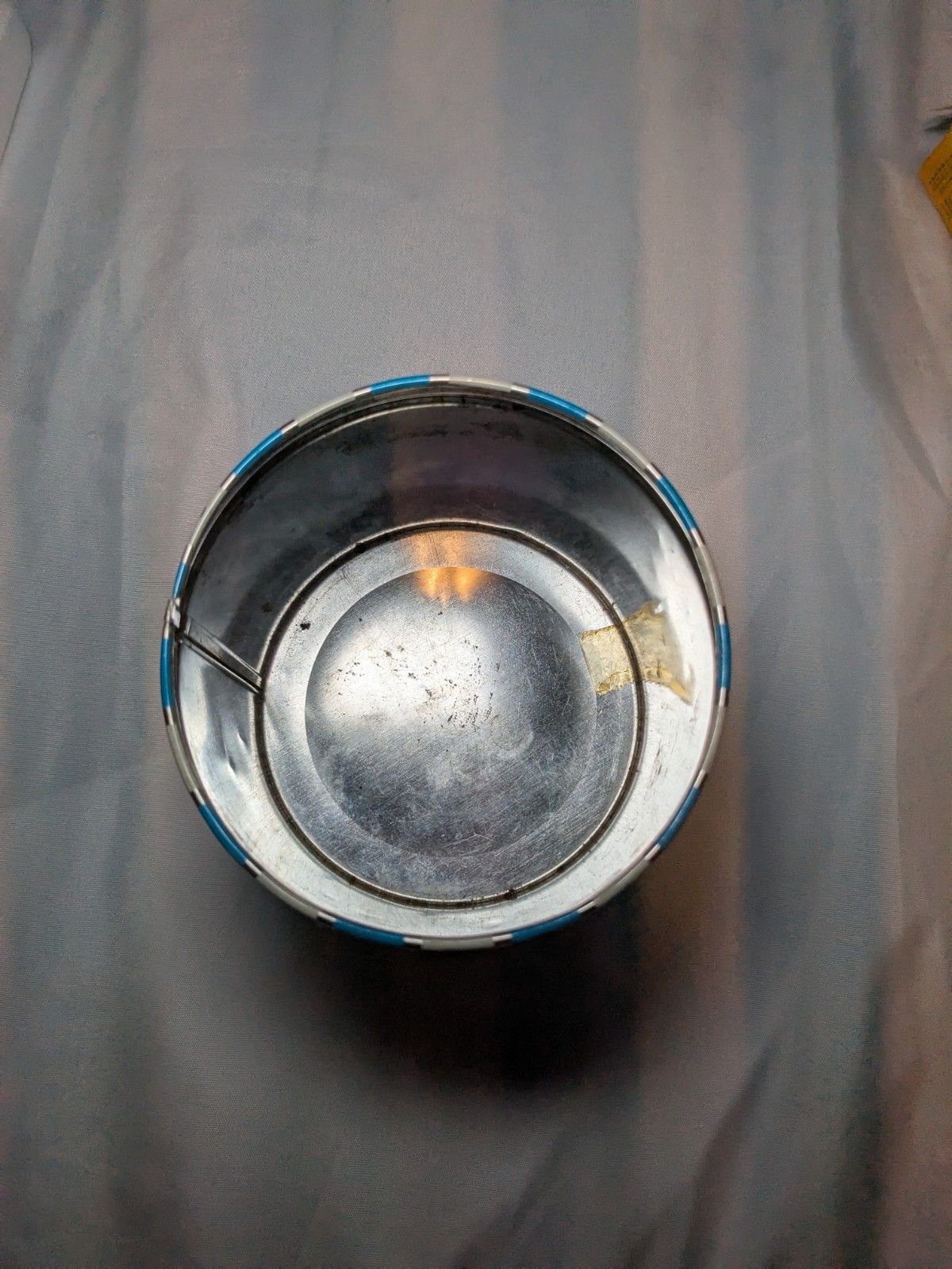 Vintage Microscope Slides (No Microscope) In A Metal Tin