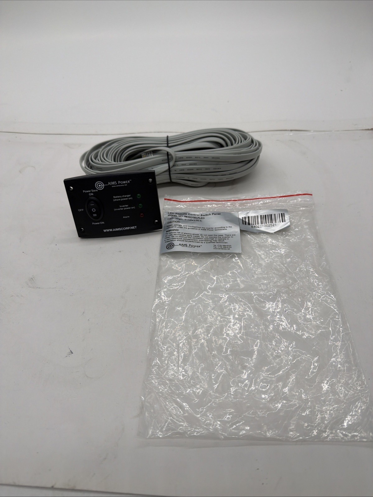 AIMS POWER REMOTELFLED Remote for Green Inverter, Chargers, LED