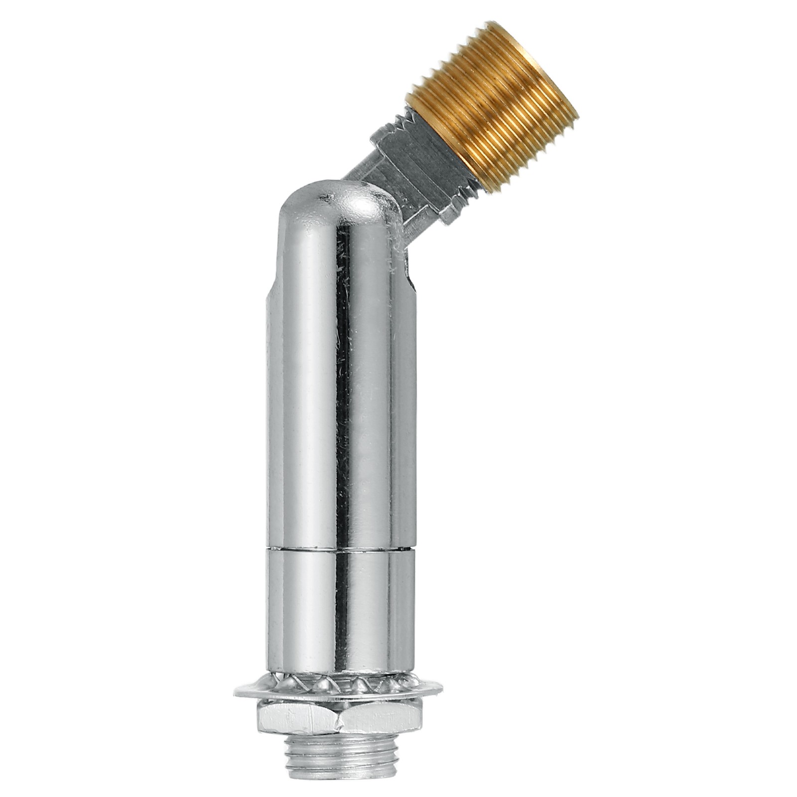 180/350 Degree M10 Thread Silver 53x12mm Sloped Ceiling Adapter