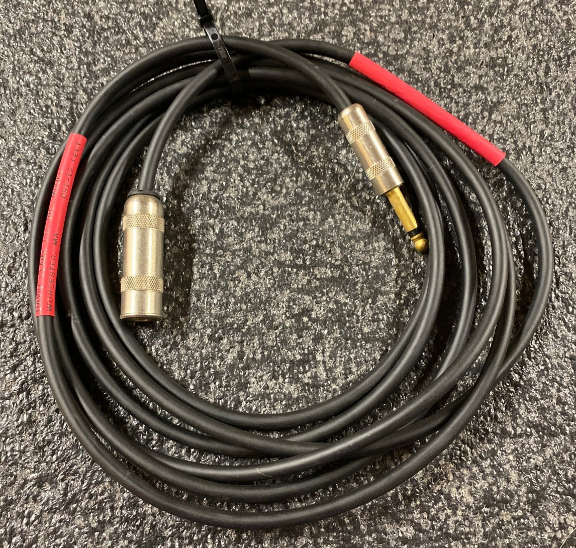David Clark C51-12 Cord Assembly 12 Foot Part Number 16822G-01