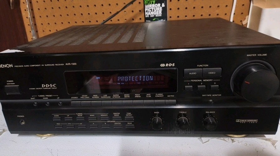 Denon AVR-1500 Stereo Receiver | Classic 5.1 Channel Surround | Tested Working