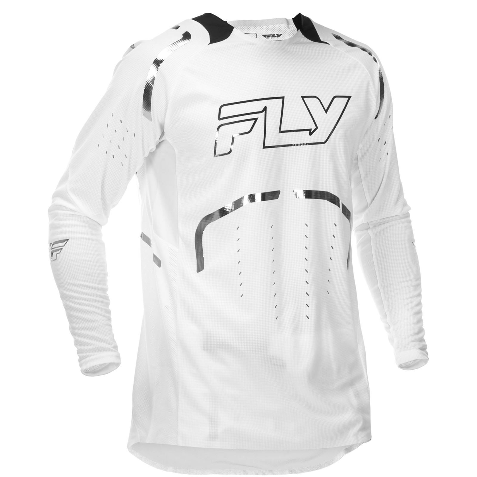 FLY Racing Evolution DST LE Flash Jersey - White/Silver - Small 379-125S