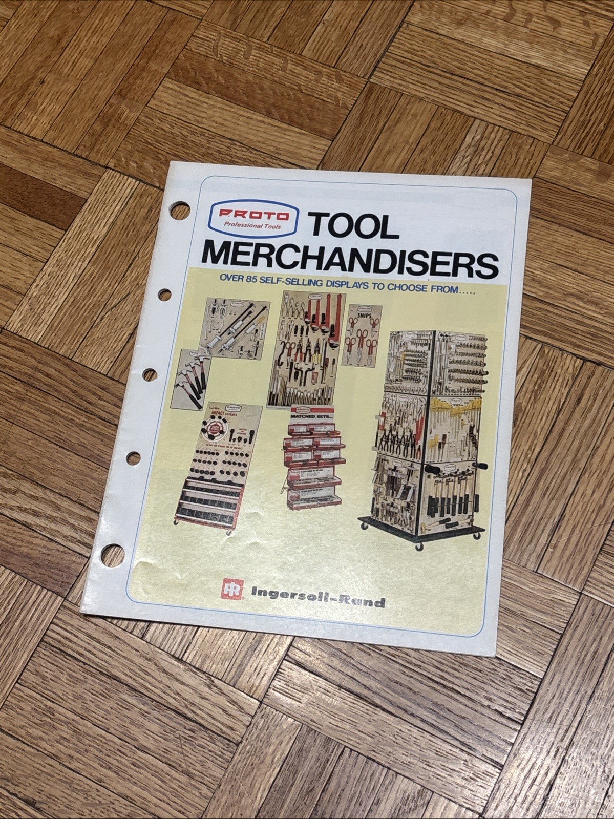 Vintage Ingersoll-Rand PROTO Tool Merchandisers Vendor Brochure - PR 120-7508