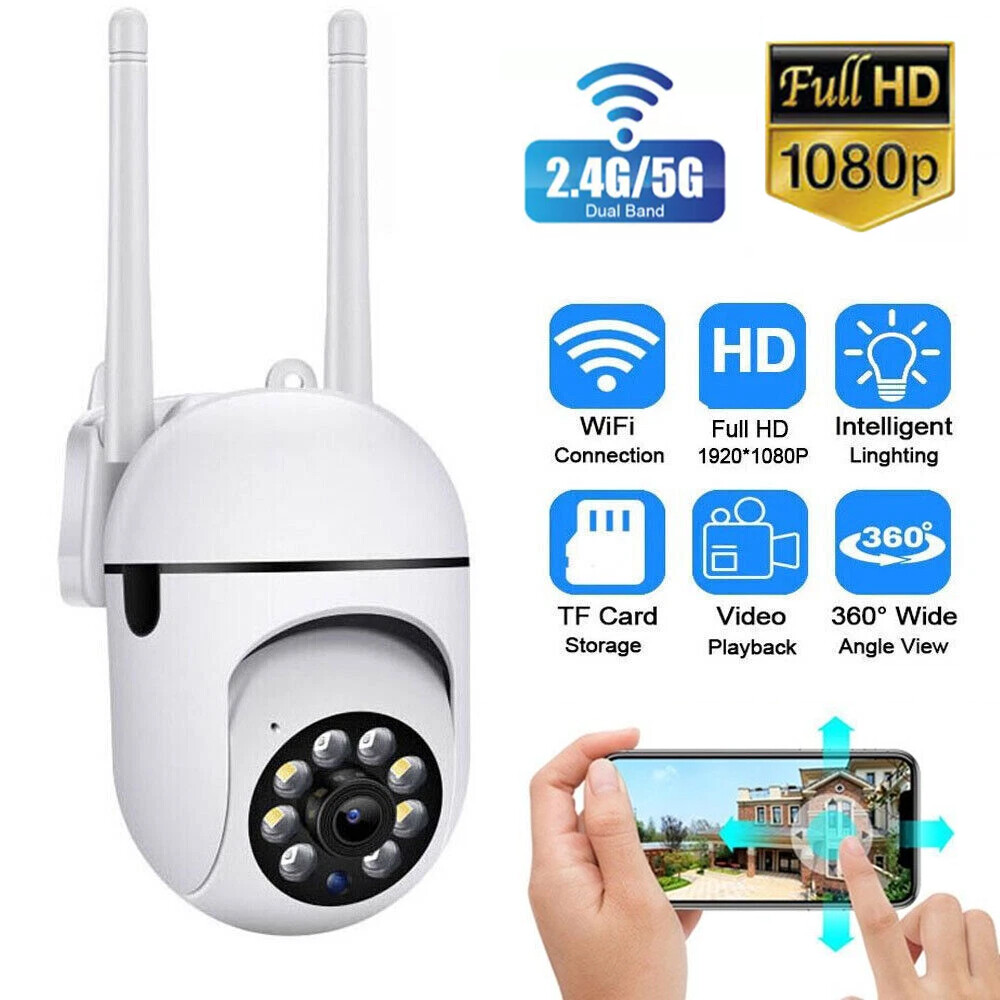 5G Wifi Wireless Security Camera System Outdoor Home Night Vision Cam 1080P HD
