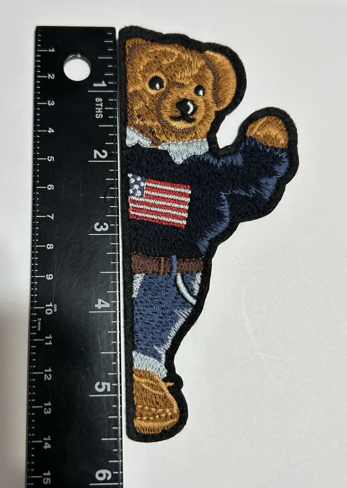 RL Ralph Lauren Polo Bear Embroidered Badge  Fabric Patch